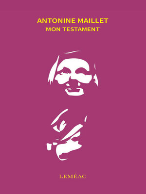 cover image of Mon testament